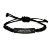 Funny Teacher Gifts from Friends - Graduation Unique Gifts for Teacher - Because I Am The Teacher Rope Bracelet