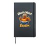 Funny Thanksgiving Turkey Elastic Waist Season Feast Mode Hardcover Journal, Black