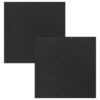 FUNOMOCYA 2pcs Black Pond Liner Repair Patch Self-Adhesive Butyl Rubber Waterproof Square Seal Easy Application for Garden Pond Leak Prevention