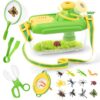 Funsland Bug Catcher Kit for Kids - 17 PCS Outdoor Explorer Kit Insect Catching Toys Nature Adventure Set for Boys 3 4 5 6 7 8 Year Old