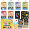 Funtopia Party Favors for Kids 4-8-12, 24 Pack Scratch Art Rainbow Notebooks, Goodie Bag Stuffers for Kids, Coloring Books for Stocking Stuffers, Classroom Prizes for Students from Teacher