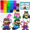 FUNZBO 5200 5mm Fuse Beads Kit - 24 Colors | 66 Patterns, School Crafts Toys for Girls Ages 8-12, Arts and Crafts for Kids Ages 6-8, Birthday Gifts for Girls Boys Age 5 6 7 8 9 10 11 12 Year Old
