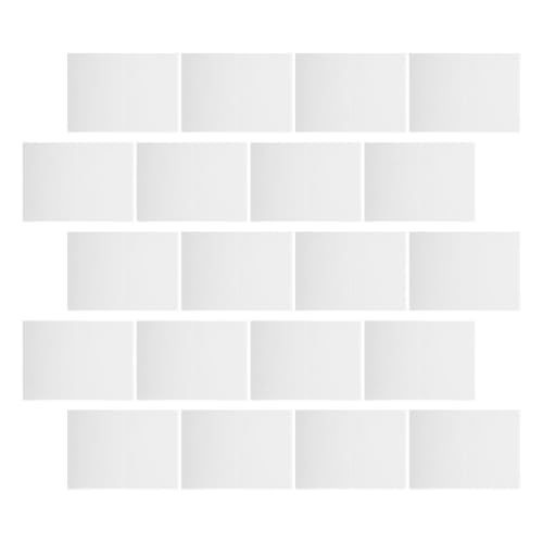 FUOYLOO 100 Sheets White Blank Removable Labels for Storage Bins 6x4 Inch Matte Self-Adhesive Paper Stickers with Versatile Adhesion and Oil Resistant Surface for Home and Office