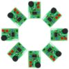 FUOYLOO 8 Sets Electronic Soldering Practice Kit with Oscillator Design and PCB Sheet for Beginners and Hobbyists DIY Soldering Skill Training Kit for Electronics Study and Learning