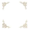 Furniture Appliques 4 Pieces of Carved Wooden Cabinet Corner Decorations Diagonal Wooden Slats for Cabinet Doors 15 * 15cm