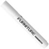 Furniture Markers Touch Up Set, Black White Gray Wood Filler Pens with Precision Angled Tip, for Wood Repairs, Scratch Concealment, and Furniture Enhancement