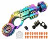 Futuristic Stress Relief Fidget Toy, Alloy Metal Decompression Toy, Adult,Black, Gray, Multicolor Options, 4.72 Inch, EDC Anxiety Relief Gadget (Multi-Color)