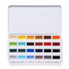 Fuumuui 24-Color Opaque Semi-Solid Watercolor Paint Set - Timeless Tones Professional Art Supplies with Strong Pigments & Coverage, for Artists Beginner Painters Amateur Hobbyists Painting