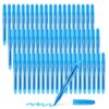 Fuutreo 60 Pack Blue Highlighters Bulk Bright Color Pastel Highlighter Marker Chisel Tip Dry Quickly Safe Highlighter Pens Fluorescent Ink for Adults Home Office