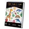 Fuxi Sketch Book for Kids, 9" x 12" Kids Sketch Pad, 100 Sheets_73Lb/120Gsm