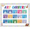 Fuyoooo 47 Pcs Art Career Bulletin Board Set Include 15 Career Poster 18 Cutout 14 Border Educational Wall Decoration for Learning Bulletin Board Office Party Decor