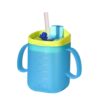 FUZYXIH Milk Cup with Straw & Secure Sealing Lid Playful Milk Cup Friendly with Straw for Leak Leakproof Seal Lid