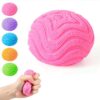 Fuzz Ball Squishy Stress Ball, Slow Rising Memory Foam, Fidget Toy for Adults, Anxiety and Stress Relief (Pink)