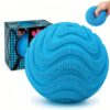 Fuzz Ball Squishy Stress Ball, Squishy Stress Relief Fuzzball, Slow Rising Memory Foam Squishy Fidget Fuzz Balls, Adults Anxiety Squeeze Toys (Blue)