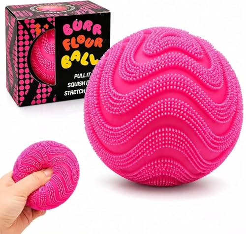 Fuzz Ball Squishy Stress Ball Toy,Slow Rising Memory Foam Fidget Squishy Fuzz Balls Adults Anxiety Stress Relief Toys,Party Favors Gift for Focus&Relaxation