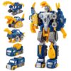Fuzzy Pixie Toddler Dinosaur Transform Car Toy Rescue Robot Build Truck Boy