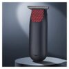FWTCVB Rechargeable Bald Clipper 0 MM T Steel Blade Cutter Barber Shop Professional Hair Trimmer for Men Kits Beard 3 Guide Combs Mini