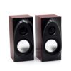 FWTCVB Wooden Desktop Speakers 3.5mm AUX Input Power Computer for Laptop Phone Audio Loudspeaker