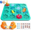 fygurso STEM Board Games for Kid, Puzzle Logical Builder Kids Toys, Preschool Montessori Brain Teasers Birthday for Kids 4-8 Years Old