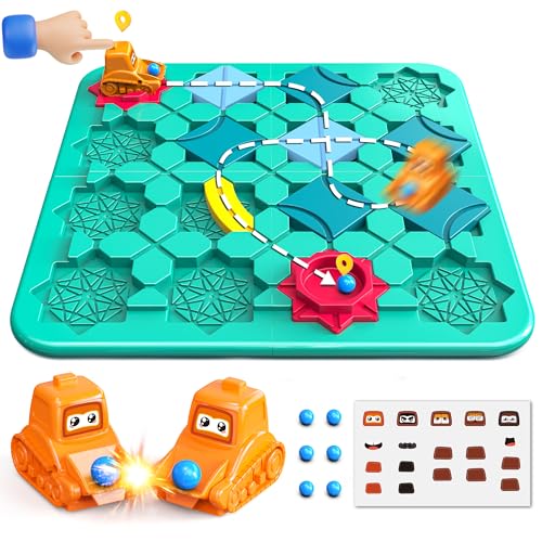 fygurso STEM Board Games for Kid, Puzzle Logical Builder Kids Toys, Preschool Montessori Brain Teasers Birthday for Kids 4-8 Years Old