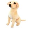 FytStycale Dog Simulation Toy Lifelike Dog Model Comfortable Cute Dog Statue Plush Toy for Home Halloween Christmas Adults Decoration, 50cmx35cm