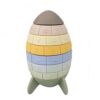 FytStycale Spacecraft Stacking Toy Raised Numbers Number Stacking Toy Math Symbols Silicone Spacecraft Stacker for Young Children, Morandi Green, Rocket Building Blocks Toy Color Box Packaging