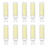 G9 Led Bulbs Daylight 6500k, 15W Equivalent to 150W, CRI≥80+, Energy Saving, 1500LM, Flicker Free, for Chandelier Pendant Light Wall Sconce, Non-Dimmable