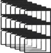 Gabotrie 18 Pcs Clear Zipper Pouches, PVC Waterproof Cosmetic Organizer Bags, Document and File Storage Envelopes for Home and Office Supplies (7 x 11.4 inch)