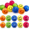 Gabotrie 20 PCS Smile Face Stress Balls, 2.5 Inch Colorful Foam Squeeze Balls, Stress Relief Ball Smile Face Toys for Carnival Reward Party Bag Gift(Assorted Colors)
