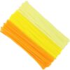 GAGANIU 300pcs Craft Pipe Cleaners, Yellow Gradient Chenille Stems in 3 Shades for Crafts – 12 Inch Craft Supplies for DIY Projects, Art Activities, Decorations & More