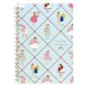 Gakken StaFul Karaei x Sanrio Characters B6 Ring Notebook, Mix, Light Blue D09015