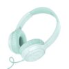 Galakto Children's Headphones in Turquoise for Home, Travel or Travel, Child-Friendly Volume, Excellent Sound and Robust Textile Cable, Accessories
