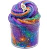 Galaxy Glitter Galaxy Slime, 8oz Party Favor for Kids Girls & Boys, Stress Relief Non-Sticky, Spacecraft Charm Includes, for Classroom Prizes, Christmas Stocking Stuffers, Goodie Bag Stuffers etc