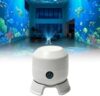 Galaxy Projector Night Light, Dynamic Rotating LED Projector Light, 360° Rotating Ocean Wave Night Projection Night Light, Multi-Angle Projection Base, for Meditation, Bedroom, Home Theater
