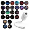 Galaxy Projector Night Light for Kids-10 Themed Silicone Slides, USB-Powered Star Projector with USB-C Adapter with Timer Auto-Off & 360°Rotatable Galaxy Projector for Bedroom Ceiling Wall Car Decor