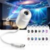 Galaxy Projector Night Light, HD Ocean Scenes with 360° Rotation