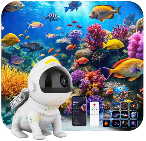 Galaxy Projector Pro for Bedroom,13 in 1 Planetarium Star Projector with White Noise,Timer,Remote,Music Speaker,360° Rotating Ceiling Night Light,LED Space Night Light Projector for Kids Adults Gifts