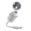 Galaxy Projector Star Night Light, 360° Flexible Gooseneck Ceiling Nebula Lamp for Room Decor, Touch Control Dimmable Ambient Space Projection, 2-in-1 USB (B)