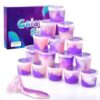 Galaxy Slime Kit 15 Pack, Non-Sticky Galaxy Slime, Christmas Party Favors for Kids Goodie Bag Stuffers, Stress Relief Toy for Girl and Boys 6 7 8 9 10 11 12