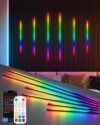 Galental RGB+IC Slat Wall Lights, APP Control, Music Sync, Alexa, 6 Pack
