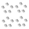 GALPADA Adjustable Iron Shelf Clips Heavy Duty Metal Support Pegs 30pcs with Polished Edges , Pressfit Design for Document Organization for Filing Cabinets and Office Shelving Units