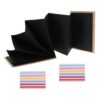 GALPADA DIY Scrapbook Album Kit Accordion Folding with Hardcover Craft Paper 8.2" X 5.9" Photo Book Scrapbook Blank Canvas for Handdrawn Art and Stickers for Wedding