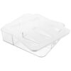 GALPADA Wall-mounted Multi-functional Storage Box for Food Bags and Disposable Gloves with Pet and Abs Material, Large Capacity 4-compartment Kitchen Organizer for Home and Shopping Mall