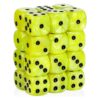 Game Dices Set 24 Pieces for Tabletop Play and TRPG, Marbled Six Sided Rounded Corners Number Dices