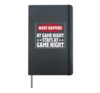 Game Host Game Night Host Hardcover Journal, Black
