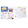 GAMENOTE Double Sided Magnetic Letter Board + JoyCat Preschool Learning Activities 48 Reusable Pages, Handwriting Practice for Kids Toddlers