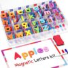 Gamenote Magnetic Alphabet Letters Kit, 238 Pcs with Magnet Board