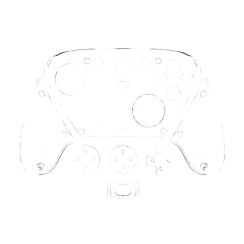 Gamepad Housing Front Faceplate for Replacement Controller Shell Cover Clear Plate Cover Controller Shell Case Replacement Gamepad Housing Front Faceplate Scratchproof Clear Plate