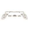 Gamepad Housing Front Faceplate for Replacement Controller Shell Cover Clear Plate Cover Controller Shell Case Replacement Gamepad Housing Front Faceplate Scratchproof Clear Plate