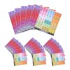 GANAZONO 20 Sheets Colored Alphabet Letter Stickers for Books with Strong Adhesive and Smooth Finish, Self-Adhesive Paper Labels Round Corners for Classroom Library and Book Bins